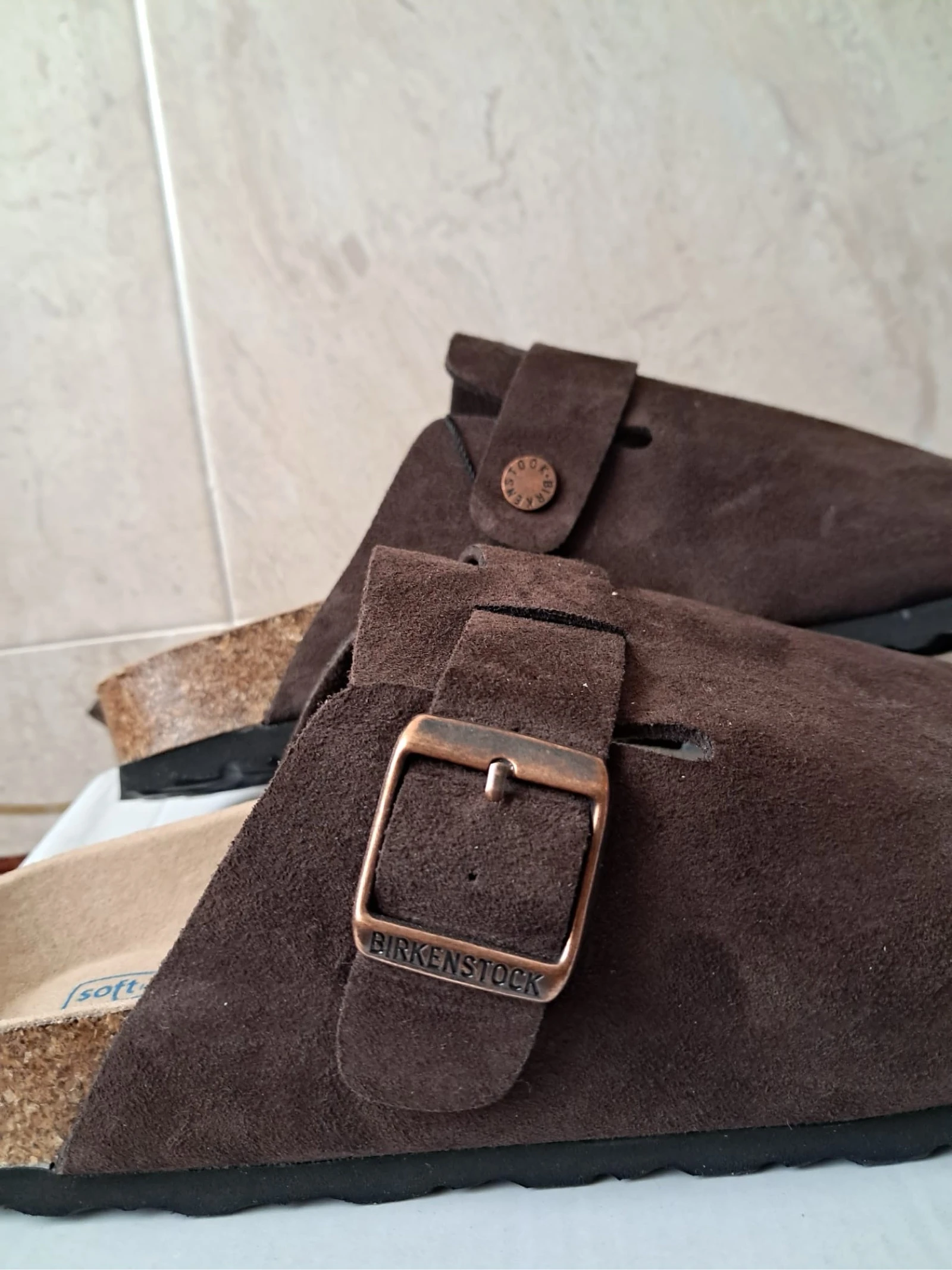 Donkere bruine Birkenstock clogs – photo 4